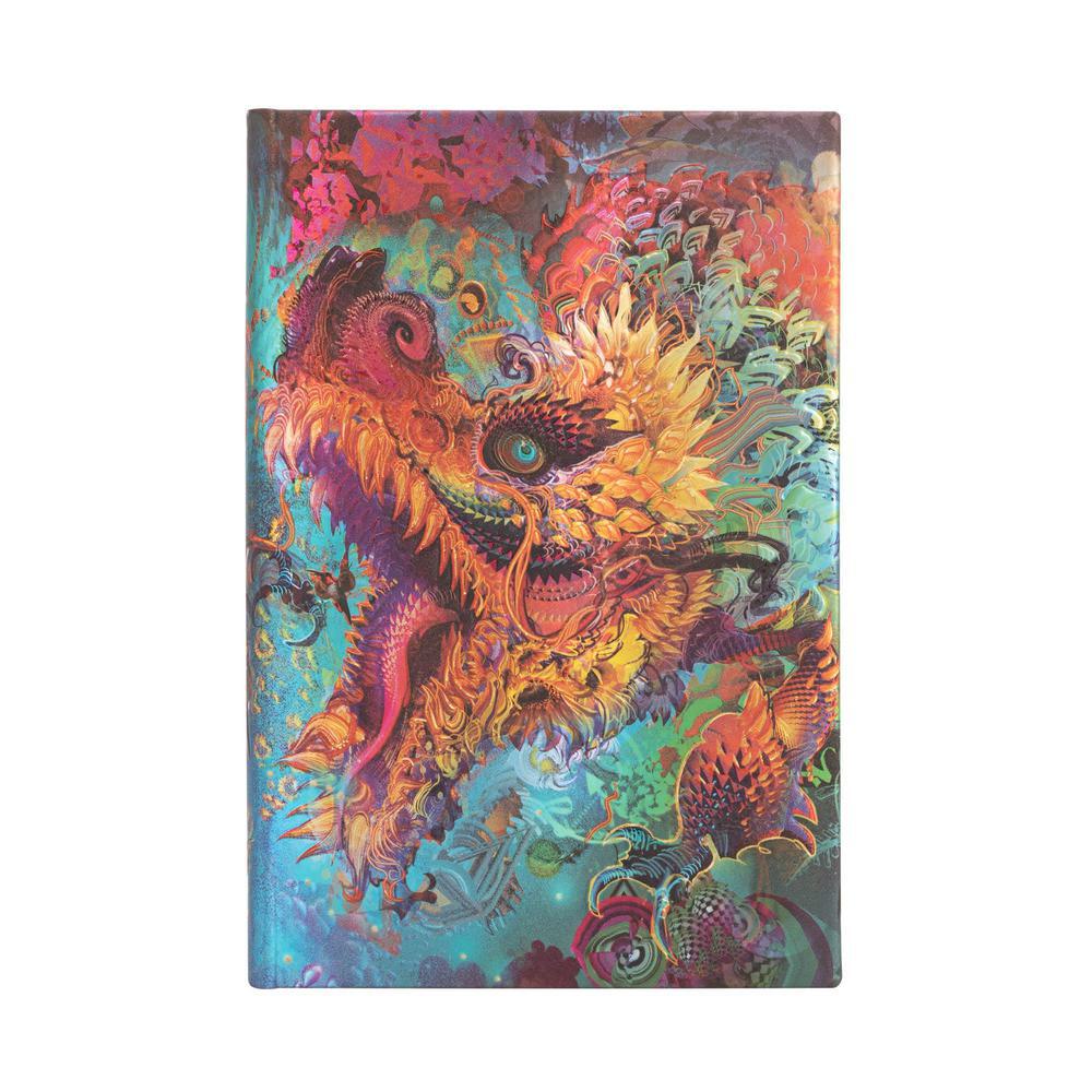 Art Alternatives, Journal, Art & School, 3.5"x5.5", Paperblanks, Mini, Hardcover, Lined, Humming Dragon, 767174